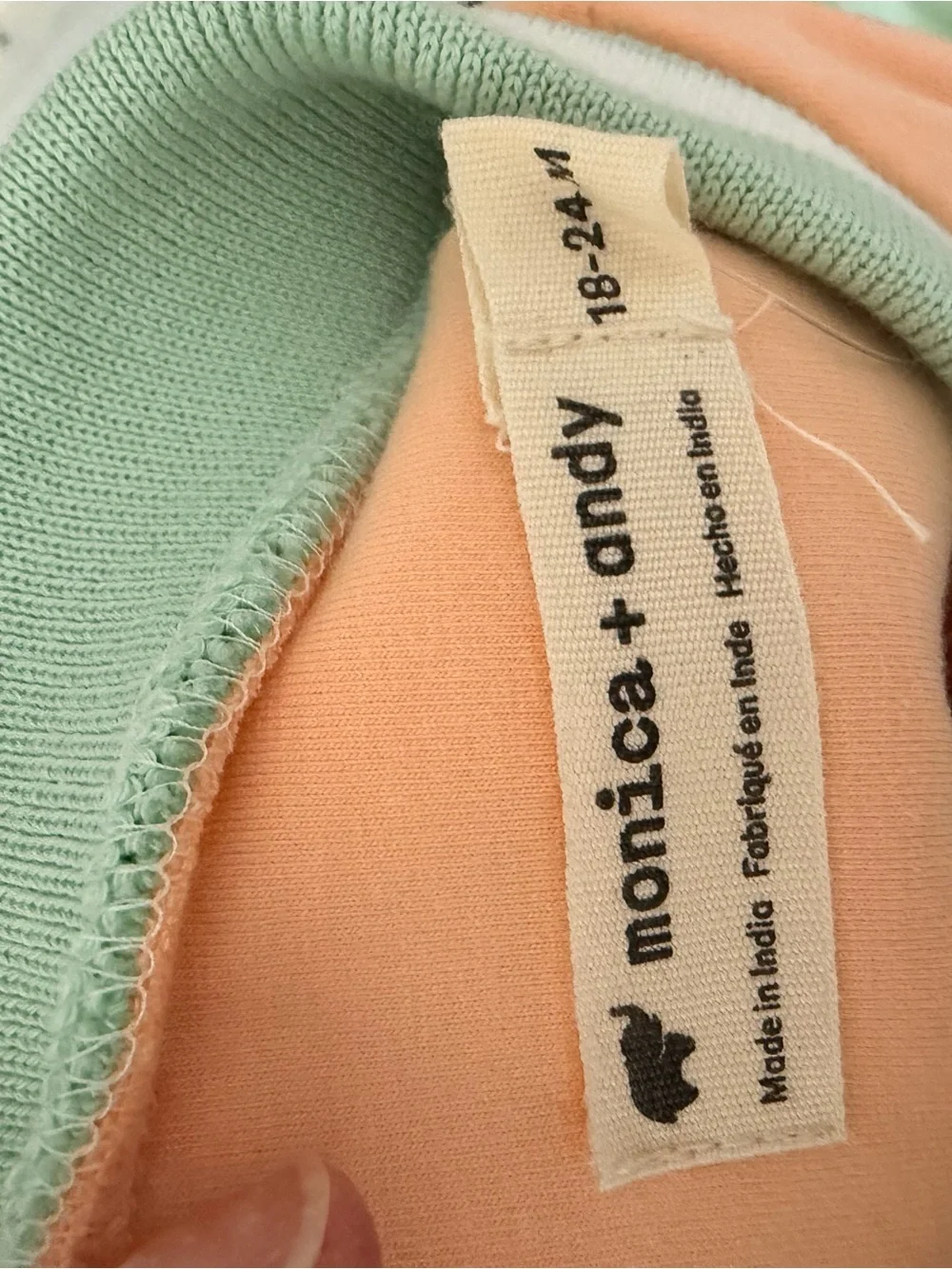 monica + andy soft peach